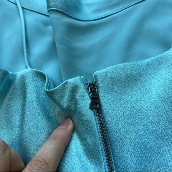 Alice + Olivia Silky Cowl Neck Mini Dress - Picture 9 of 16